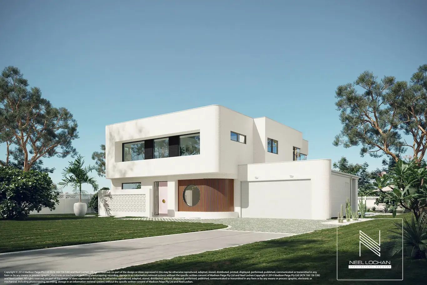 Suburban house exterior