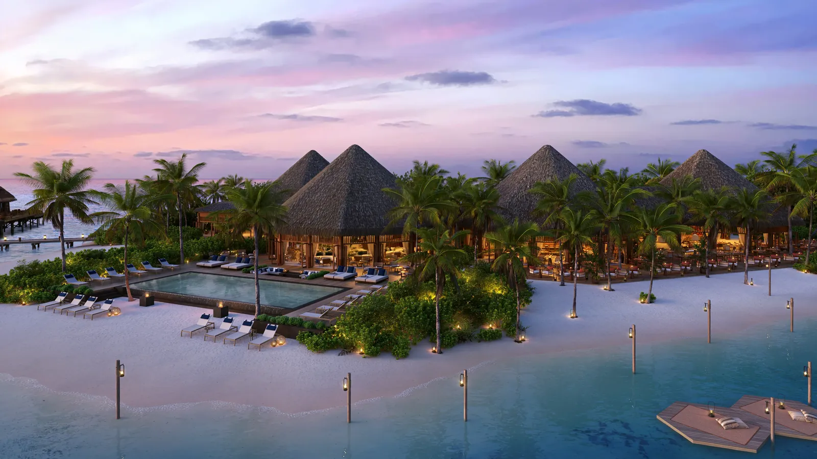 Landscape architecture 3D rendering