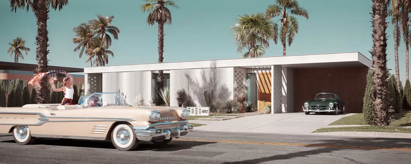 LA house rendering