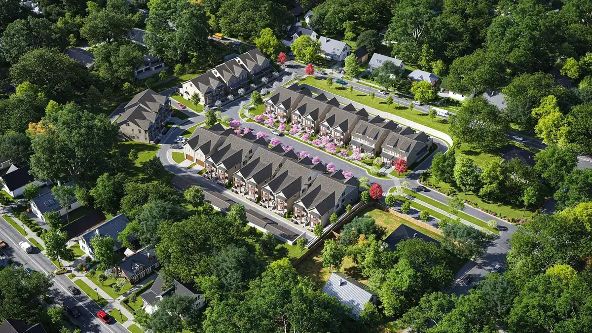 Student housing PBSA 3D rendering