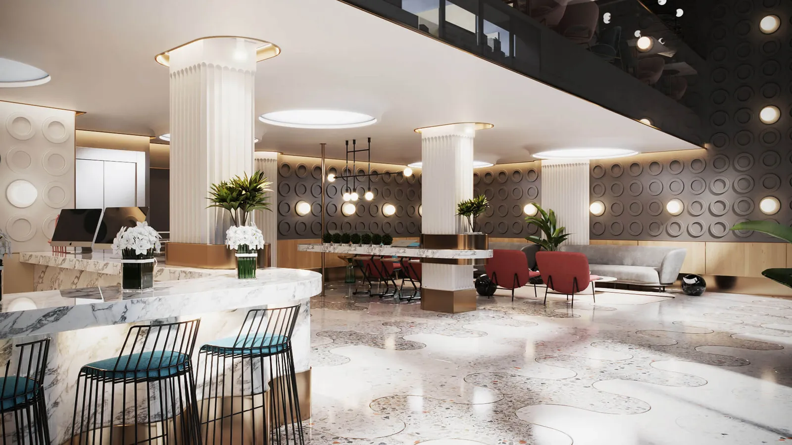 Interior vs exterior rendering comparison