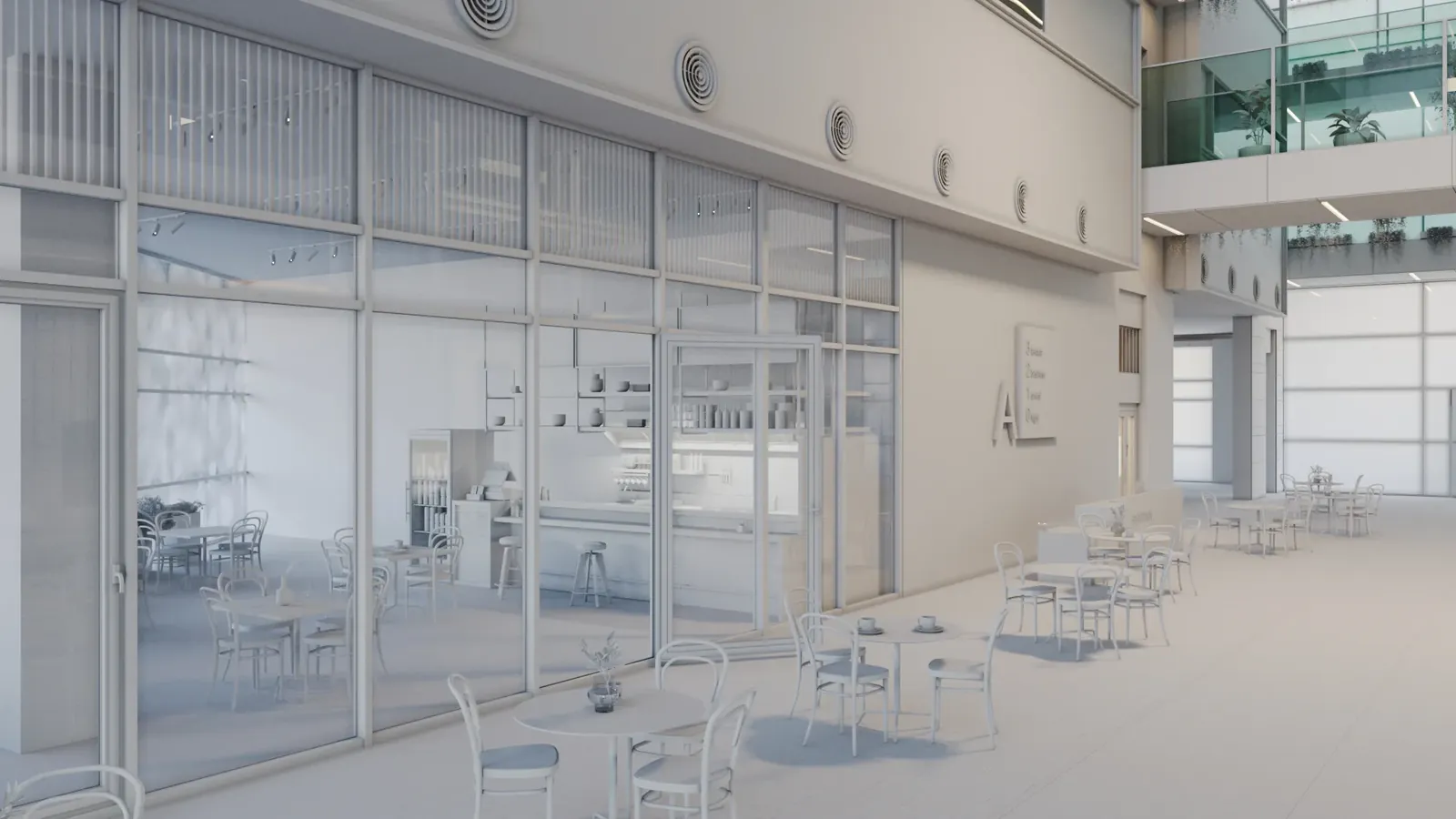 Interior rendering for architects