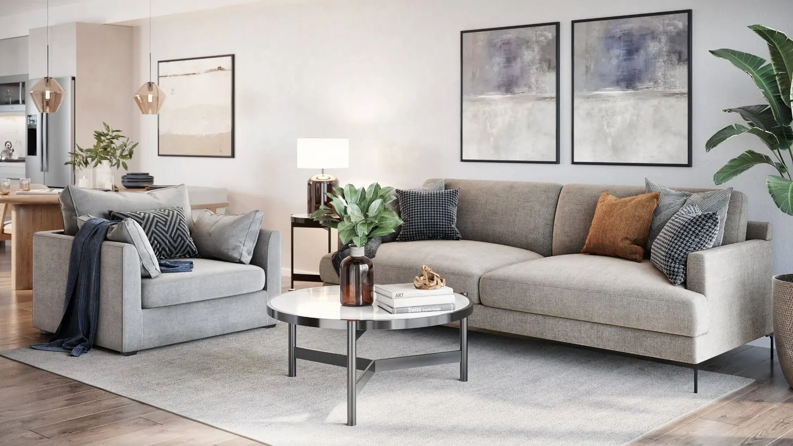 Senior living 3D rendering