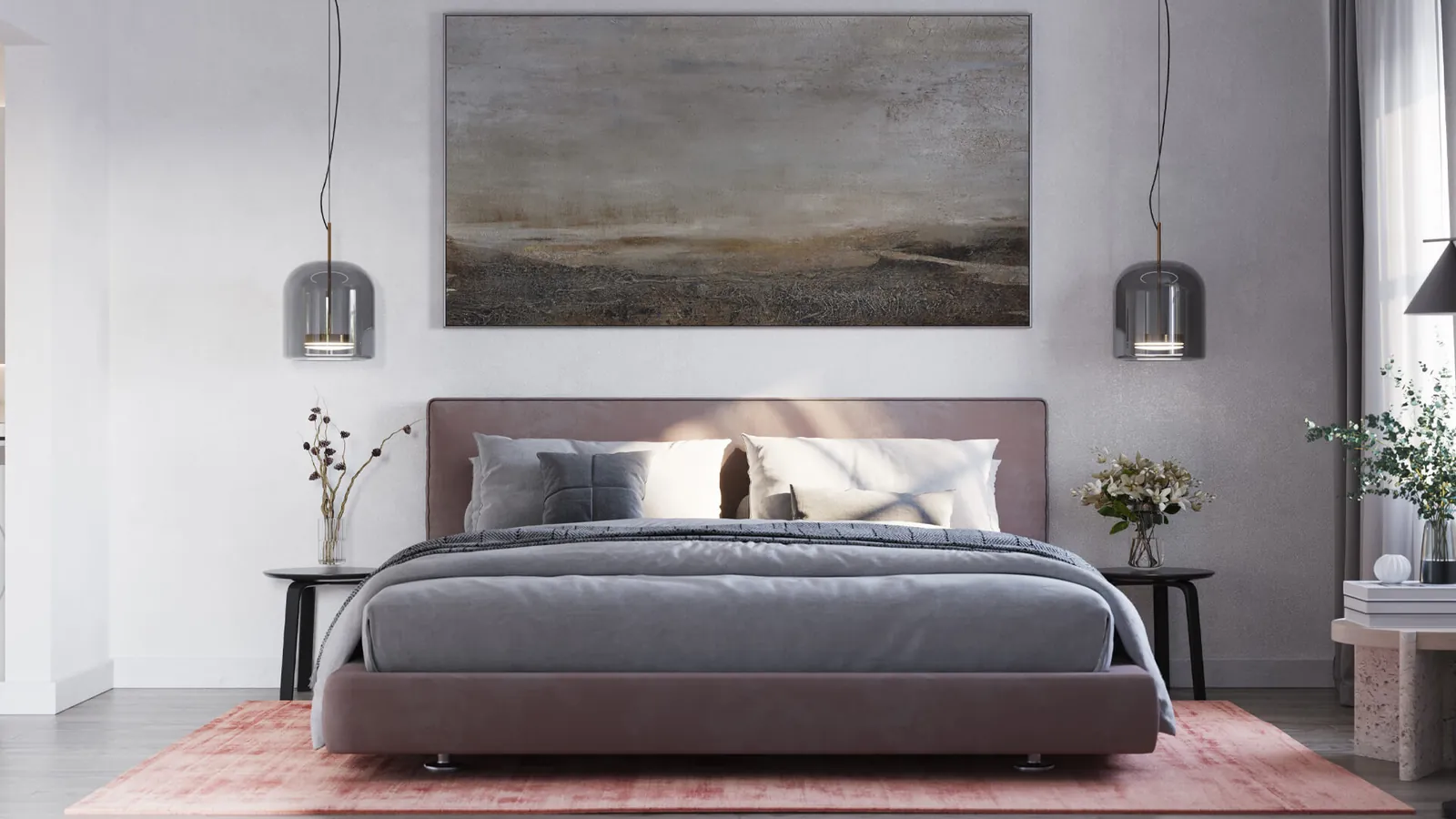 Master bedroom rendering
